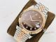 VR Factory Replica Rolex Datejust II  41mm SS Watch  Brown Dial Two Tone Rose Gold  (3)_th.jpg
